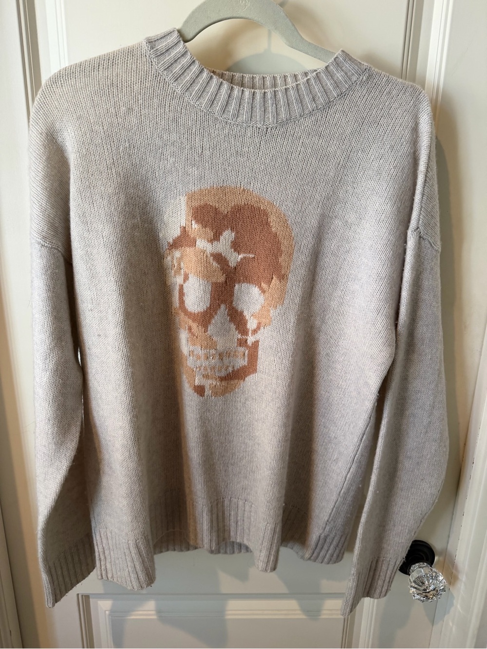 EUC Skull Cashmere Sweater, L